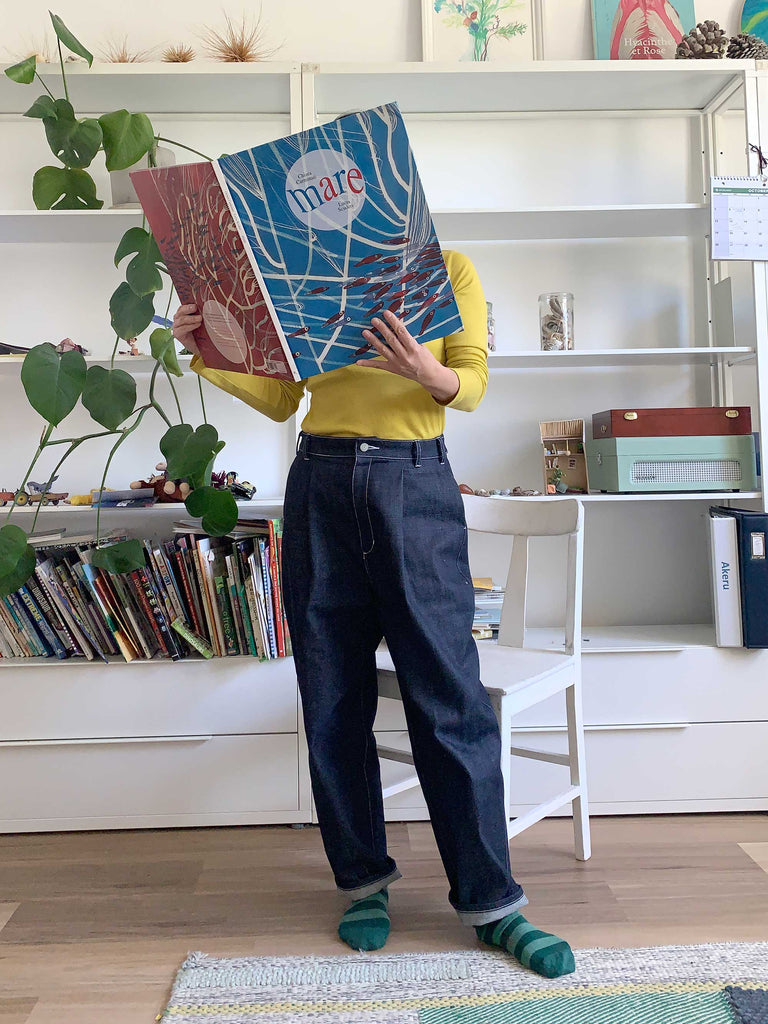 KOTONEのタックデニム予約開始