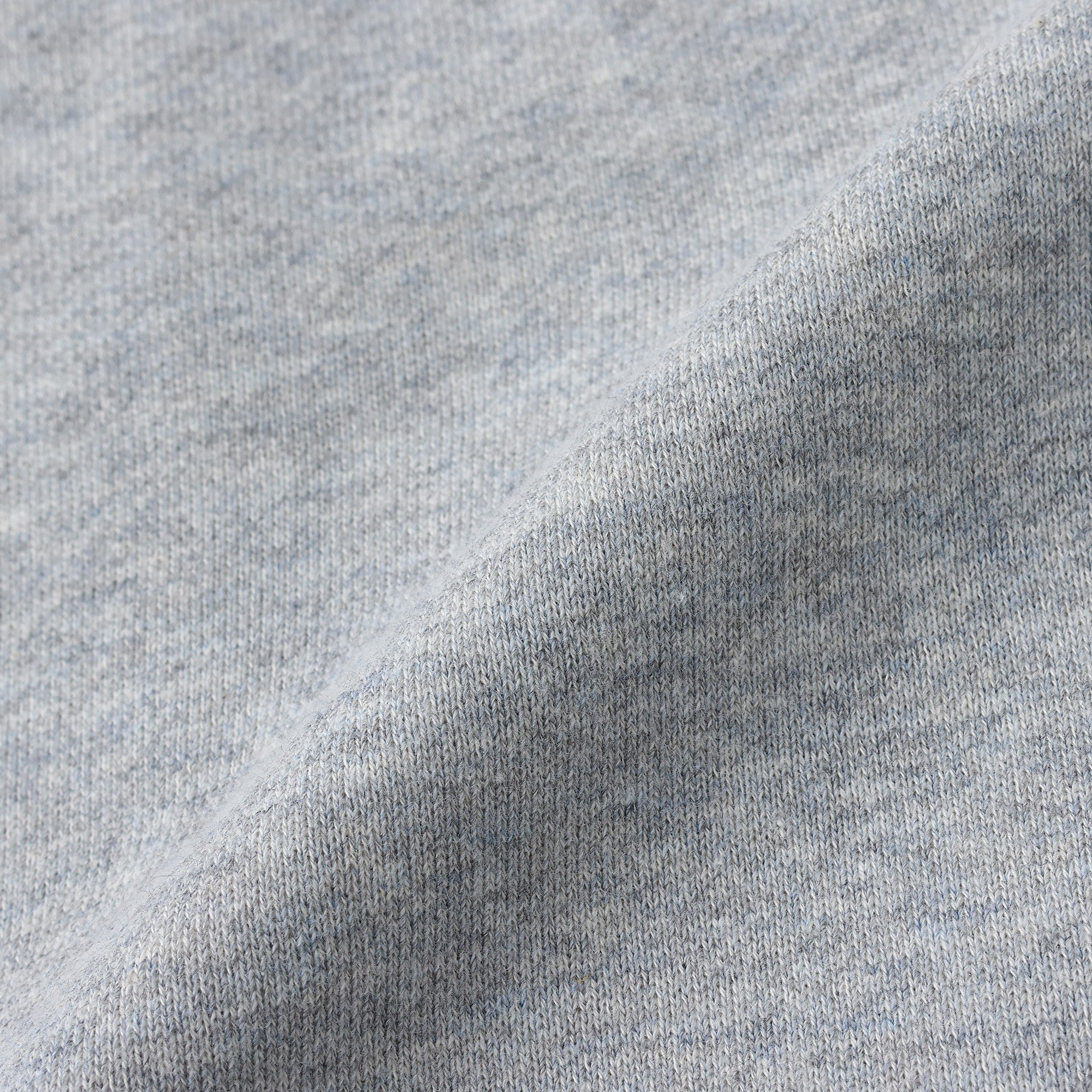KOTONE Organic cotton raglan sweat shirt light gray コトネ　オーガニックコットン　ラグラン　スウェットシャツ　ライトグレー 生地